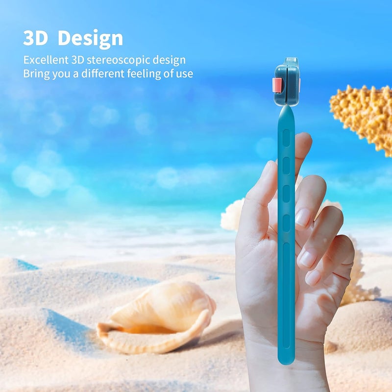 Wellhouse Waterproof Phone Pouch, Waterproof Phone Case for iPhone 16 15 14 13 12 Pro Max XS Samsung, IPX8 3D Cellphone Dry Bag Beach Essentials (1 Pack - Blue7.0, 7 inch) - Image 3